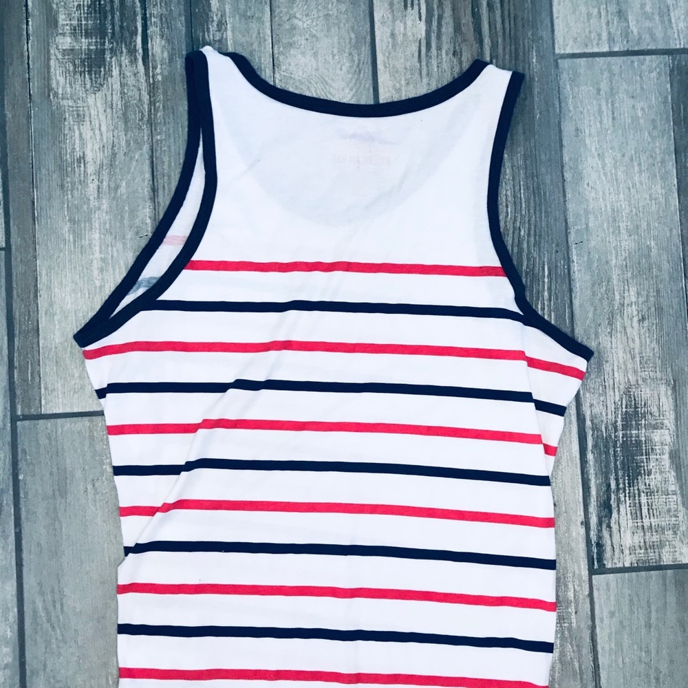 American Rag Red White and Blue Striped Tank Top - Picture 4 of 4